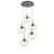 manufacturer_finish:Graphite|manufacturer_glass:Floret Crystal Inner - Amber Outer|light_output:Unspecified|color_temperature:2700K|cri:Unspecified|voltage:Unspecified