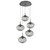 manufacturer_finish:Graphite|manufacturer_glass:Floret Crystal Inner - Smoke Outer|light_output:Unspecified|color_temperature:2700K|cri:Unspecified|voltage:Unspecified