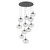 manufacturer_finish:Graphite|manufacturer_glass:Geo Crystal Inner - Clear Outer|light_output:Unspecified|color_temperature:3000K|cri:Unspecified|voltage:Unspecified