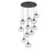 manufacturer_finish:Matte Black|manufacturer_glass:Geo Crystal Inner - Clear Outer|light_output:Unspecified|color_temperature:3000K|cri:Unspecified|voltage:120.00V