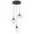 Hammerton Studio - CHB0069-03-FB-ZA-C01-L3 - LED Pendant - Cosmos - Flat Bronze