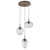 manufacturer_finish:Burnished Bronze|manufacturer_glass:Geo Crystal Inner - Clear Outer|light_output:Unspecified|color_temperature:3000K|cri:Unspecified|voltage:Unspecified