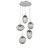manufacturer_finish:Classic Silver|manufacturer_glass:Floret Crystal Inner - Smoke Outer|color_temperature:3000K|cri:Unspecified|voltage:Unspecified
