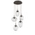 Hammerton Studio - CHB0069-05-FB-FC-C01-L1 - LED Pendant - Cosmos - Flat Bronze