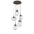 Hammerton Studio - CHB0069-05-FB-ZC-C01-L1 - LED Pendant - Cosmos - Flat Bronze