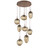 Hammerton Studio - CHB0069-08-BB-ZB-C01-L1 - LED Pendant - Cosmos - Burnished Bronze