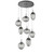 manufacturer_finish:Graphite|manufacturer_glass:Floret Crystal Inner - Smoke Outer|light_output:Unspecified|color_temperature:2700K|cri:Unspecified|voltage:Unspecified