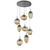 manufacturer_finish:Graphite|manufacturer_glass:Floret Crystal Inner - Bronze Outer|light_output:Unspecified|color_temperature:3000K|cri:Unspecified|voltage:Unspecified
