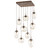 Hammerton Studio - CHB0069-09-BB-GA-C01-L3 - LED Pendant - Cosmos - Burnished Bronze