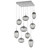 manufacturer_finish:Classic Silver|manufacturer_glass:Floret Crystal Inner - Smoke Outer|light_output:Unspecified|color_temperature:2700K|cri:Unspecified|voltage:Unspecified