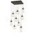 manufacturer_finish:Flat Bronze|manufacturer_glass:Geo Crystal Inner - Amber Outer|light_output:Unspecified|color_temperature:3000K|cri:Unspecified|voltage:120.00V