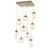 Hammerton Studio - CHB0069-09-GB-GA-C01-L1 - LED Pendant - Cosmos - Gilded Brass