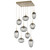 Hammerton Studio - CHB0069-09-GB-ZS-C01-L1 - LED Pendant - Cosmos - Gilded Brass