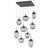 manufacturer_finish:Graphite|manufacturer_glass:Floret Crystal Inner - Smoke Outer|light_output:Unspecified|color_temperature:3000K|cri:Unspecified|voltage:Unspecified