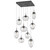 manufacturer_finish:Graphite|manufacturer_glass:Geo Crystal Inner - Clear Outer|light_output:Unspecified|color_temperature:3000K|cri:Unspecified|voltage:Unspecified