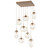 Hammerton Studio - CHB0069-09-NB-ZA-C01-L3 - LED Pendant - Cosmos - Novel Brass