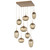 Hammerton Studio - CHB0069-09-NB-ZB-C01-L3 - LED Pendant - Cosmos - Novel Brass
