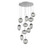 Hammerton Studio - CHB0069-11-CS-FS-C01-L3 - LED Pendant - Cosmos - Classic Silver