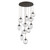 Hammerton Studio - CHB0069-11-FB-FC-C01-L1 - LED Pendant - Cosmos - Flat Bronze