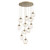 Hammerton Studio - CHB0069-11-GB-FA-C01-L3 - LED Pendant - Cosmos - Gilded Brass