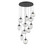 Hammerton Studio - CHB0069-11-MB-GC-C01-L1 - LED Pendant - Cosmos - Matte Black