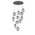 manufacturer_finish:Graphite|manufacturer_glass:Floret Crystal Inner - Smoke Outer|light_output:Unspecified|color_temperature:2700K|cri:Unspecified|voltage:Unspecified