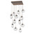 Hammerton Studio - CHB0069-12-BB-FC-C01-L1 - LED Pendant - Cosmos - Burnished Bronze