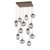 manufacturer_finish:Burnished Bronze|manufacturer_glass:Geo Crystal Inner - Smoke Outer|light_output:Unspecified|color_temperature:3000K|cri:Unspecified|voltage:Unspecified
