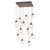 manufacturer_finish:Burnished Bronze|manufacturer_glass:Zircon Crystal Inner - Amber Outer|light_output:Unspecified|color_temperature:3000K|cri:Unspecified|voltage:Unspecified