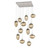 Hammerton Studio - CHB0069-12-BS-ZB-C01-L1 - LED Pendant - Cosmos - Beige Silver