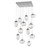 Hammerton Studio - CHB0069-12-CS-GC-C01-L1 - LED Pendant - Cosmos - Classic Silver