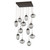 Hammerton Studio - CHB0069-12-FB-GS-C01-L1 - LED Pendant - Cosmos - Flat Bronze