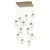 Hammerton Studio - CHB0069-12-GB-GA-C01-L3 - LED Pendant - Cosmos - Gilded Brass