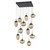 manufacturer_finish:Matte Black|manufacturer_glass:Floret Crystal Inner - Bronze Outer|light_output:4105.00lm|color_temperature:3000K|cri:93|voltage:120.00V