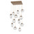 Hammerton Studio - CHB0069-12-NB-ZC-C01-L3 - LED Pendant - Cosmos - Novel Brass