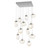 manufacturer_finish:Classic Silver|manufacturer_glass:Floret Crystal Inner - Amber Outer|light_output:Unspecified|color_temperature:2700K|cri:Unspecified|voltage:Unspecified