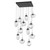 manufacturer_finish:Matte Black|manufacturer_glass:Floret Crystal Inner - Clear Outer|light_output:4105.00lm|color_temperature:2700K|cri:93|voltage:120.00V