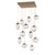 manufacturer_finish:Novel Brass|manufacturer_glass:Geo Crystal Inner - Clear Outer|light_output:Unspecified|color_temperature:3000K|cri:Unspecified|voltage:Unspecified
