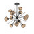 manufacturer_finish:Matte Black|manufacturer_glass:Bronze Blown Glass|color_temperature:2700K