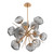 manufacturer_finish:Novel Brass/Unspecified|manufacturer_glass:Smoke Blown Glass|blade_span:Unspecified|light_source:LED|light_output:Unspecified|color_temperature:3000K|cri:Unspecified|voltage:Unspecified|fan_control:Unspecified|crystal:Unspecified
