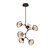 manufacturer_finish:Flat Bronze|manufacturer_glass:Amber Blown Glass|color_temperature:3000K