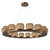 manufacturer_finish:Burnished Bronze|manufacturer_glass:Bronze Blown Glass|color_temperature:3000K