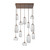 Hammerton Studio - CHB0091-12-BB-C-C01-L3 - LED Pendant - Vessel - Burnished Bronze