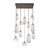 Hammerton Studio - CHB0091-12-FB-C-C01-L1 - LED Pendant - Vessel - Flat Bronze