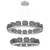 Hammerton Studio - CHB0091-2B-CS-S-CA1-L3 - LED Chandelier - Vessel - Classic Silver