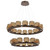 Hammerton Studio - CHB0091-2B-FB-B-CA1-L3 - LED Chandelier - Vessel - Flat Bronze