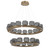 Hammerton Studio - CHB0091-2B-NB-S-CA1-L3 - LED Chandelier - Vessel - Novel Brass