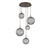 Hammerton Studio - CHB0092-05-FB-S-C01-L3 - LED Pendant - Gaia - Flat Bronze