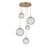 Hammerton Studio - CHB0092-05-NB-C-C01-L1 - LED Pendant - Gaia - Novel Brass