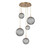 Hammerton Studio - CHB0092-05-NB-S-C01-L3 - LED Pendant - Gaia - Novel Brass